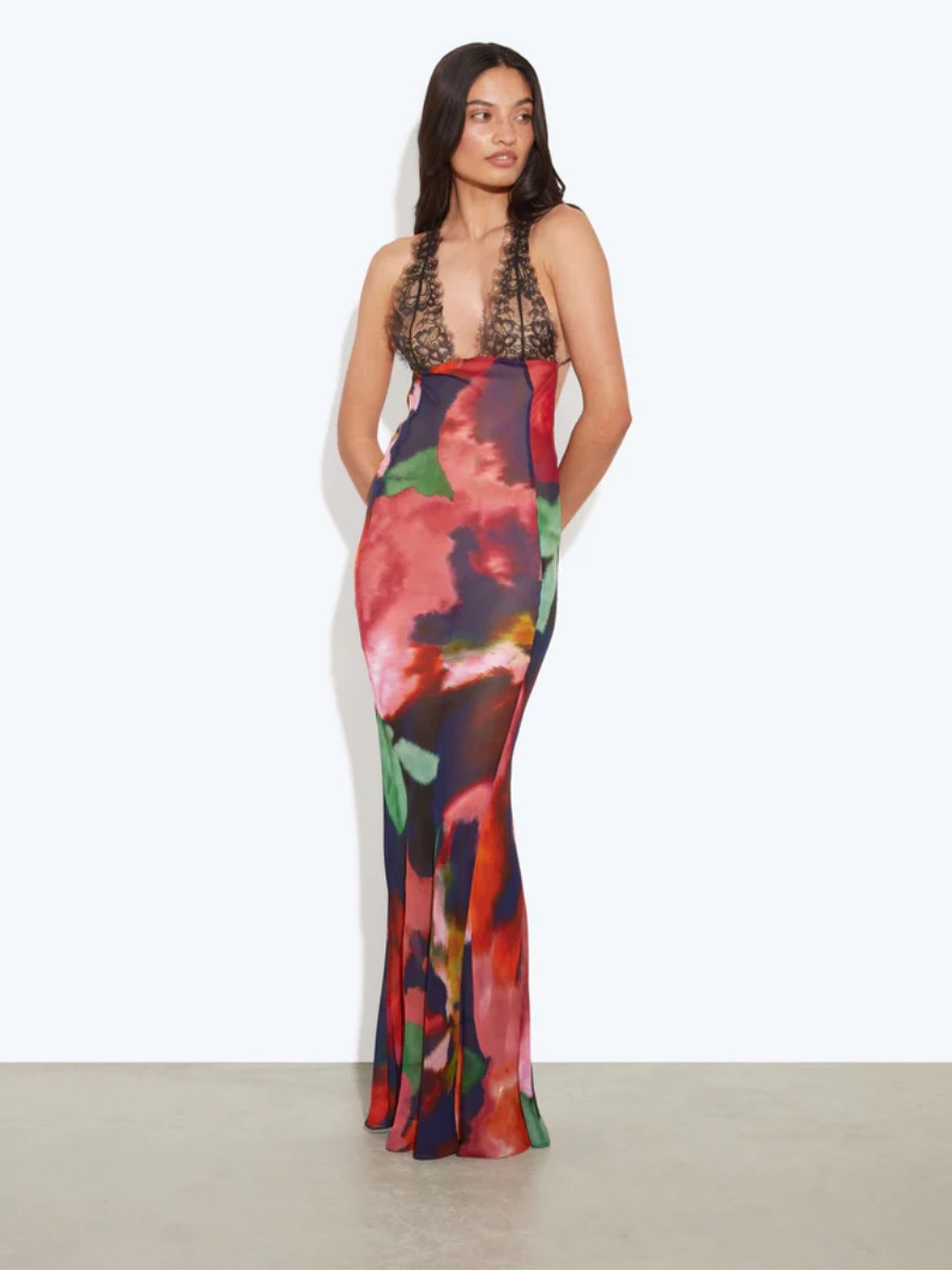 Rat & Boa Paola Floral Slip Maxi Dress